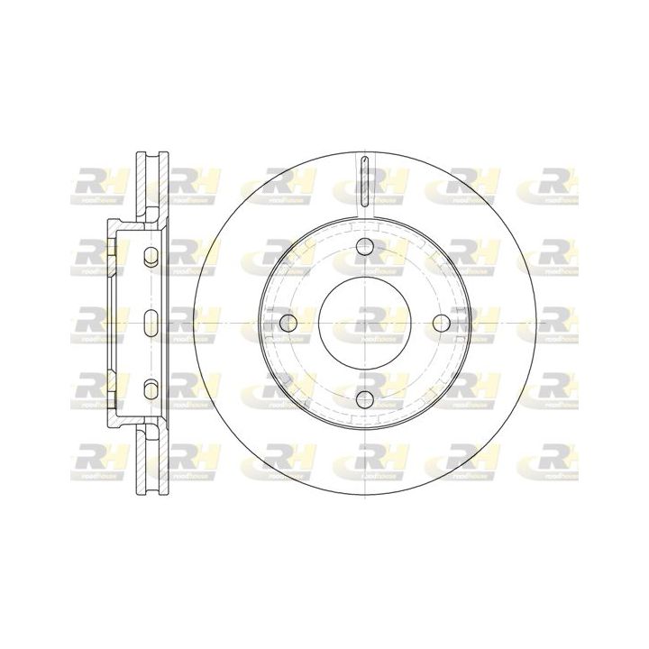 Stabdžių diskas ROADHOUSE 6680.10