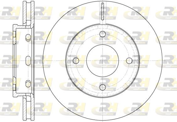 Stabdžių diskas ROADHOUSE 6680.10