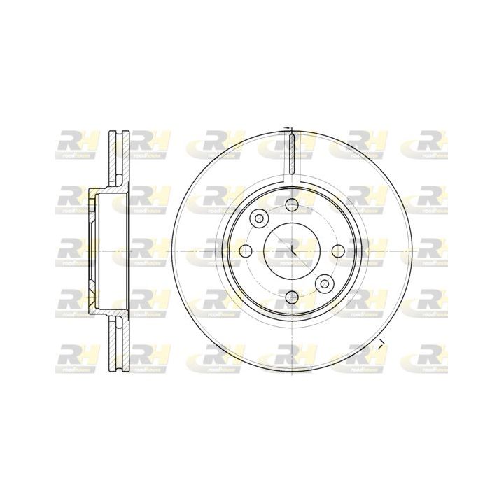 Stabdžių diskas ROADHOUSE 6683.10