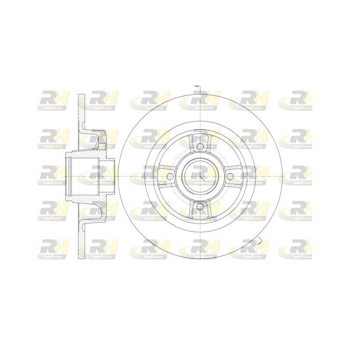 Stabdžių diskas ROADHOUSE 6698.00