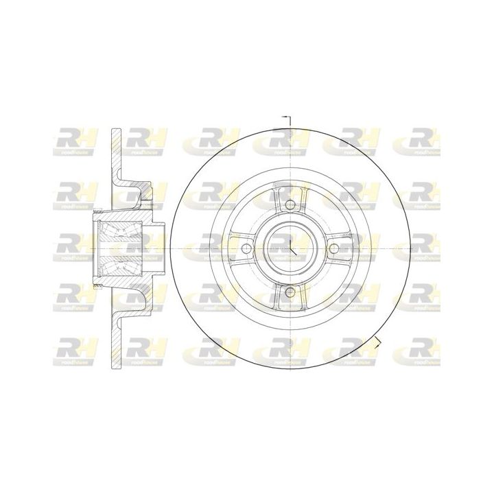 Stabdžių diskas ROADHOUSE 6698.20