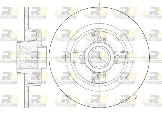 Stabdžių diskas ROADHOUSE 6698.20