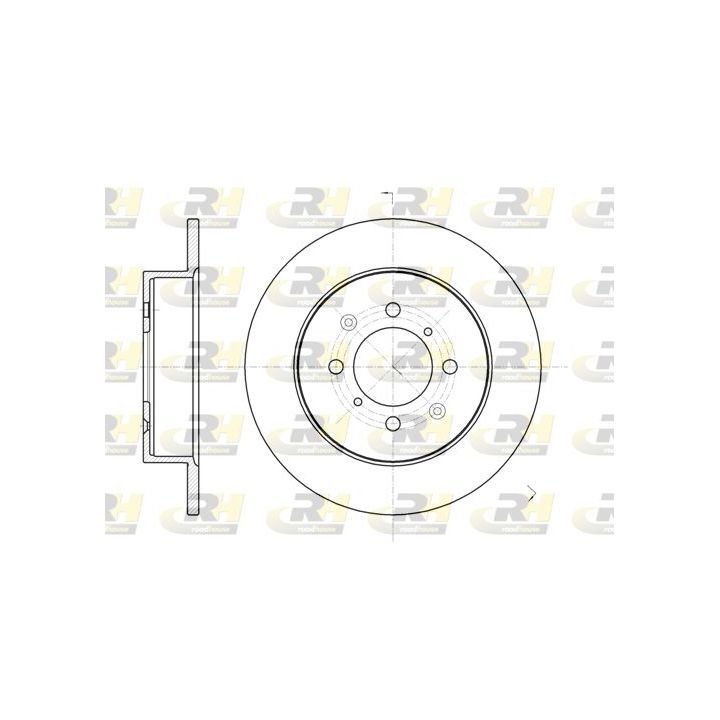 Stabdžių diskas ROADHOUSE 6732.00