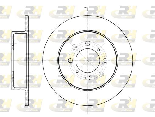 Stabdžių diskas ROADHOUSE 6732.00