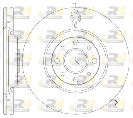 Stabdžių diskas ROADHOUSE 6734.10