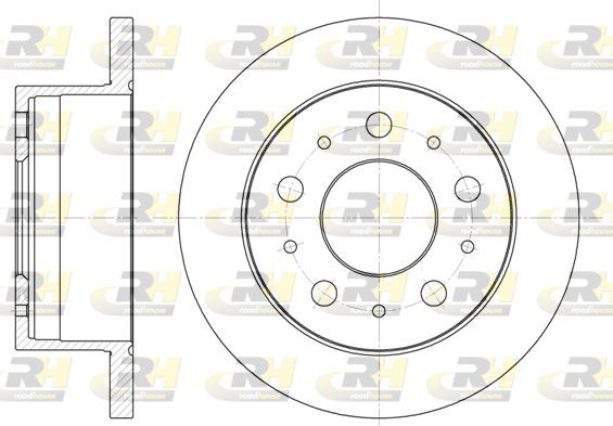 Stabdžių diskas ROADHOUSE 6741.00