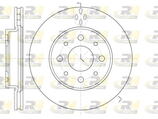 Stabdžių diskas ROADHOUSE 6745.10