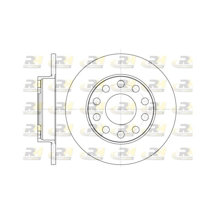Stabdžių diskas ROADHOUSE 6753.00