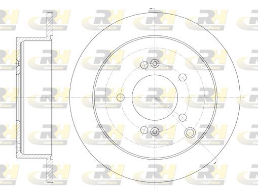 Stabdžių diskas ROADHOUSE 6756.00