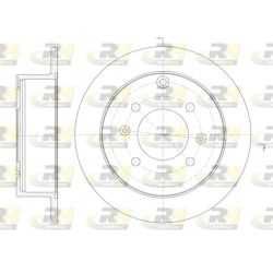 Stabdžių diskas ROADHOUSE 6757.00