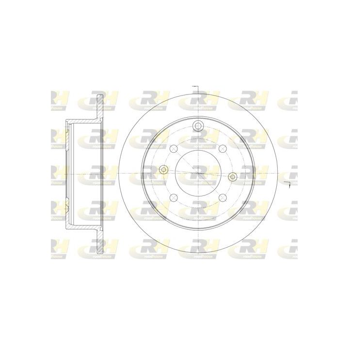 Stabdžių diskas ROADHOUSE 6757.00