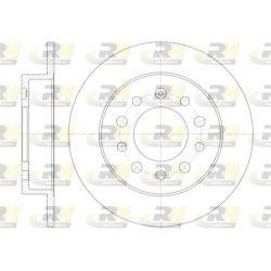 Stabdžių diskas ROADHOUSE 6762.00