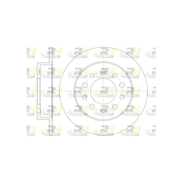 Stabdžių diskas ROADHOUSE 6762.00