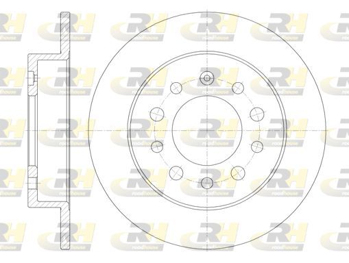 Stabdžių diskas ROADHOUSE 6762.00