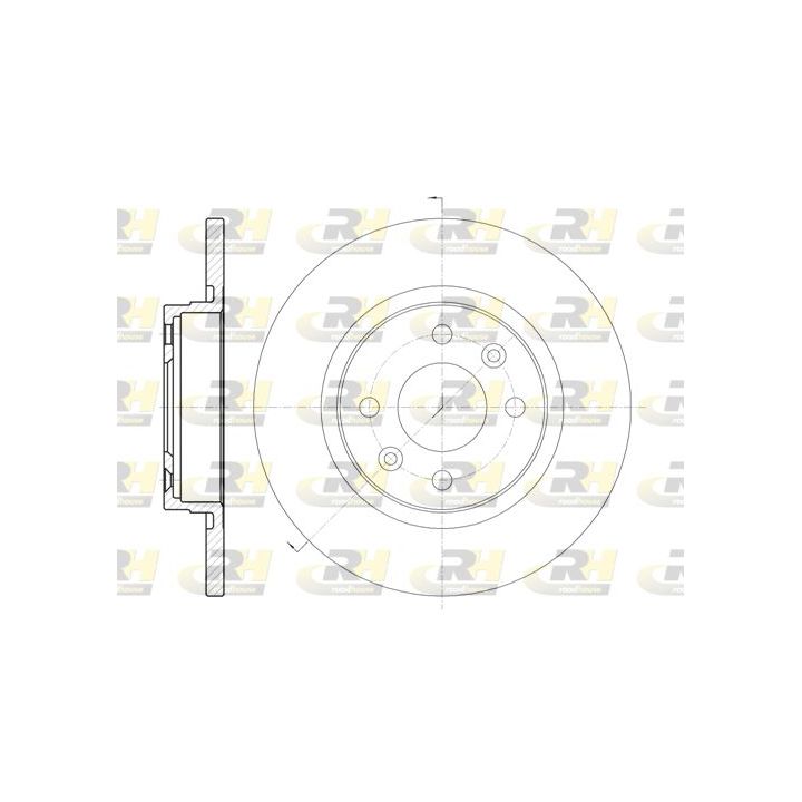 Stabdžių diskas ROADHOUSE 6809.00