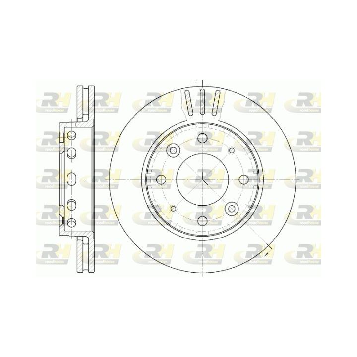 Stabdžių diskas ROADHOUSE 6815.10