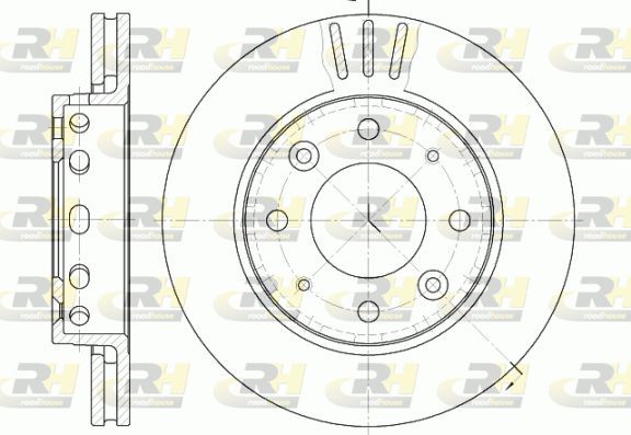 Stabdžių diskas ROADHOUSE 6815.10