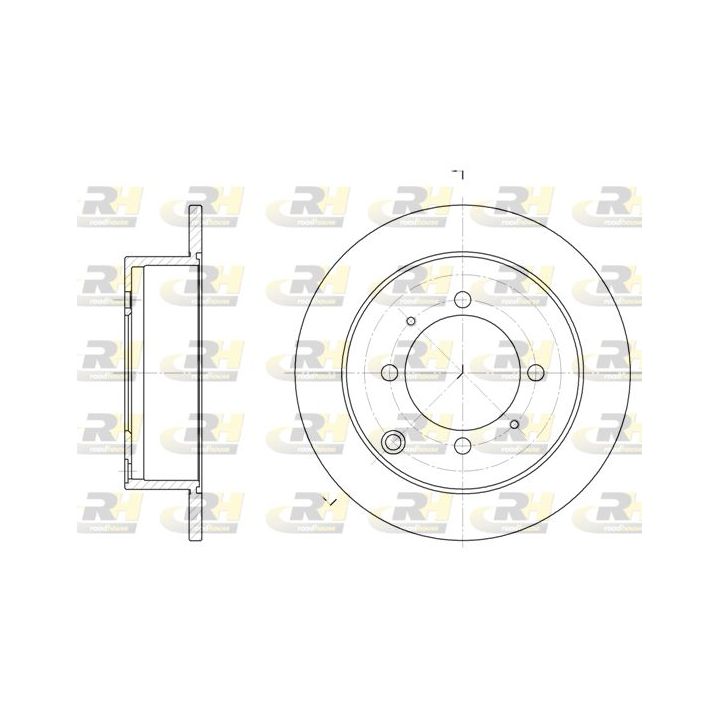 Stabdžių diskas ROADHOUSE 6838.00