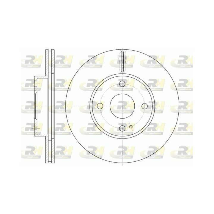 Stabdžių diskas ROADHOUSE 6843.10