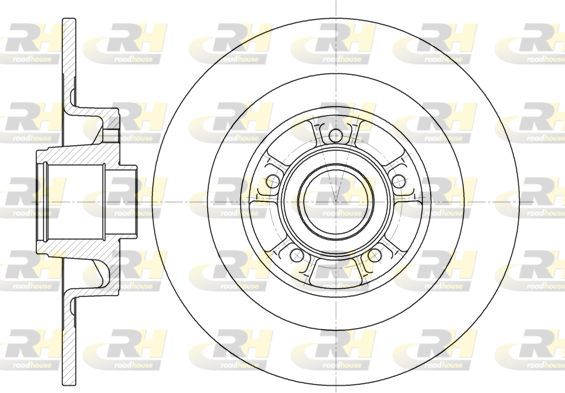 Stabdžių diskas ROADHOUSE 6848.00