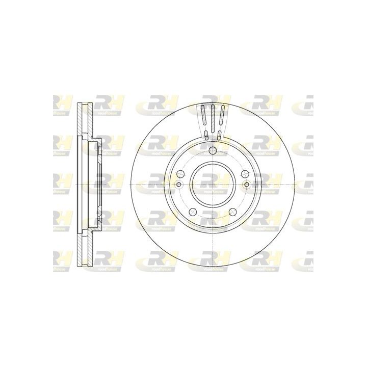 Stabdžių diskas ROADHOUSE 6850.10