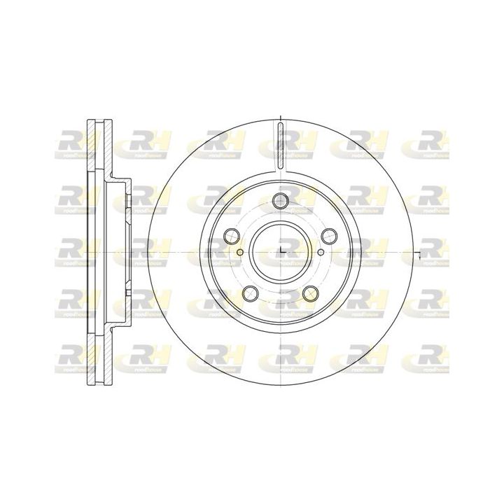 Stabdžių diskas ROADHOUSE 6862.10