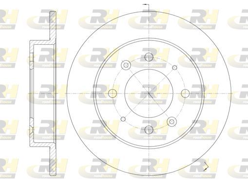 Stabdžių diskas ROADHOUSE 6874.00