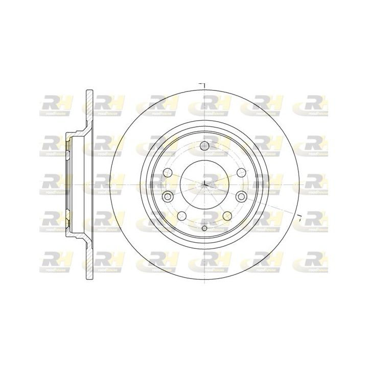 Stabdžių diskas ROADHOUSE 6881.00