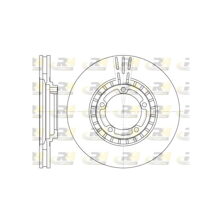 Stabdžių diskas ROADHOUSE 6884.10