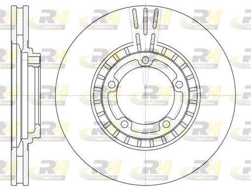 Stabdžių diskas ROADHOUSE 6884.10