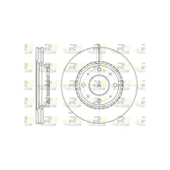 Stabdžių diskas ROADHOUSE 6889.10