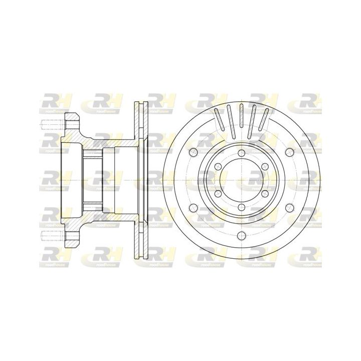 Stabdžių diskas ROADHOUSE 6894.10