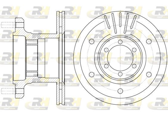 Stabdžių diskas ROADHOUSE 6894.10