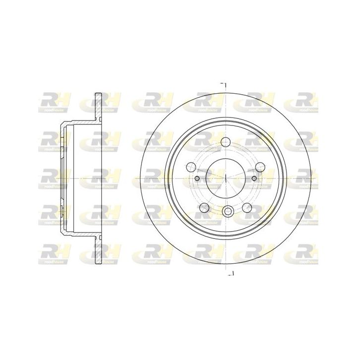 Stabdžių diskas ROADHOUSE 6904.00