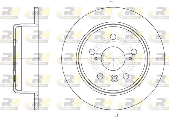 Stabdžių diskas ROADHOUSE 6904.00