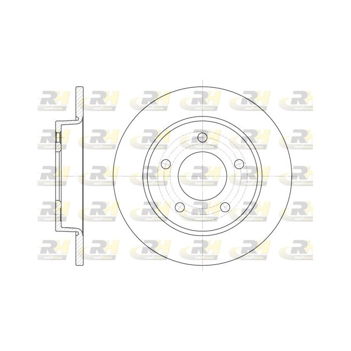 Stabdžių diskas ROADHOUSE 6906.00