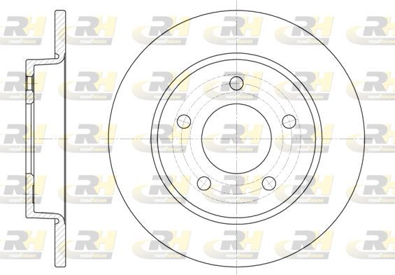 Stabdžių diskas ROADHOUSE 6906.00