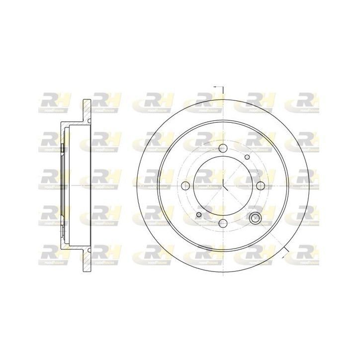 Stabdžių diskas ROADHOUSE 6907.00