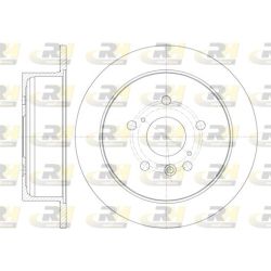 Stabdžių diskas ROADHOUSE 6911.00