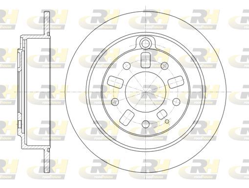Stabdžių diskas ROADHOUSE 6923.00