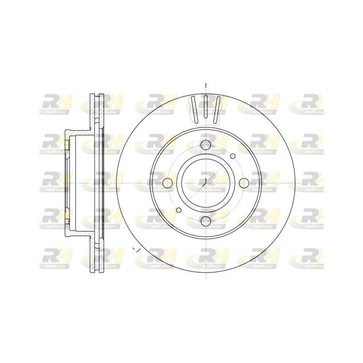 Stabdžių diskas ROADHOUSE 6927.10