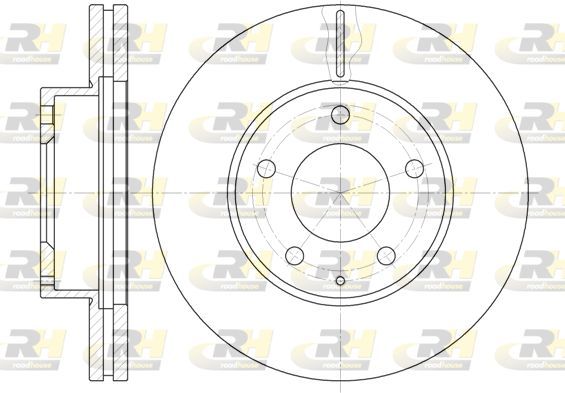 Stabdžių diskas ROADHOUSE 6936.10