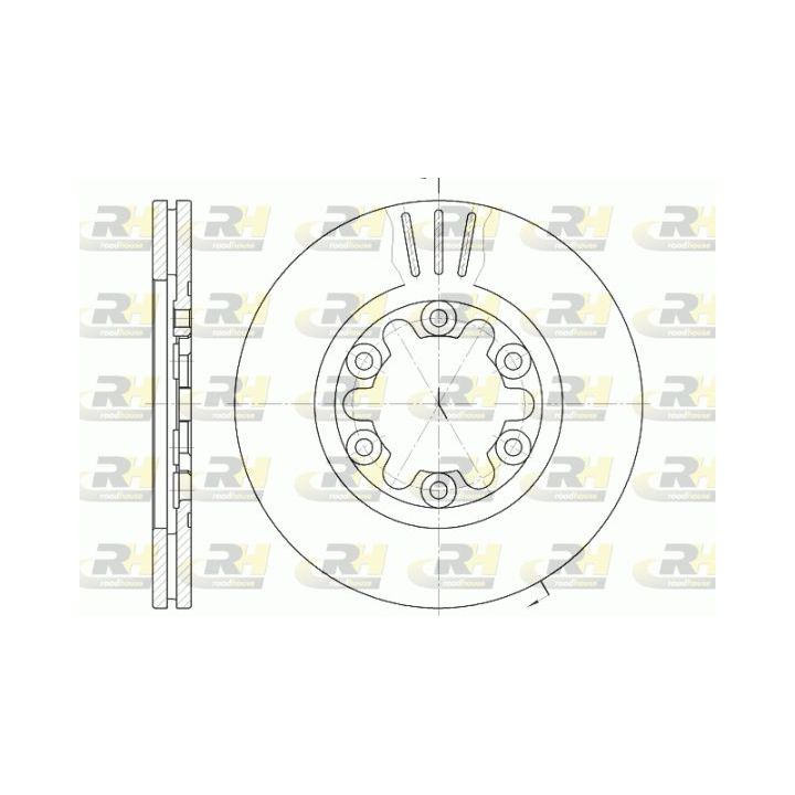 Stabdžių diskas ROADHOUSE 6957.10