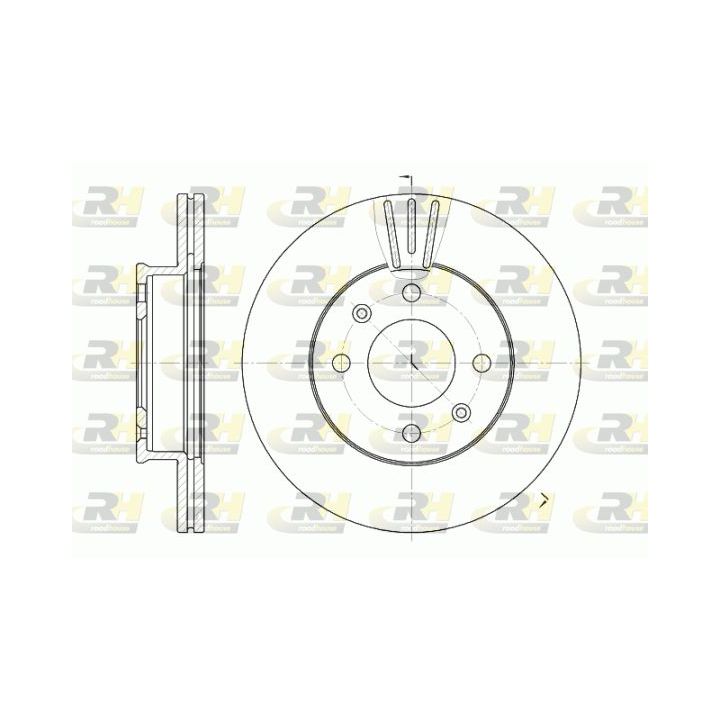 Stabdžių diskas ROADHOUSE 6958.10