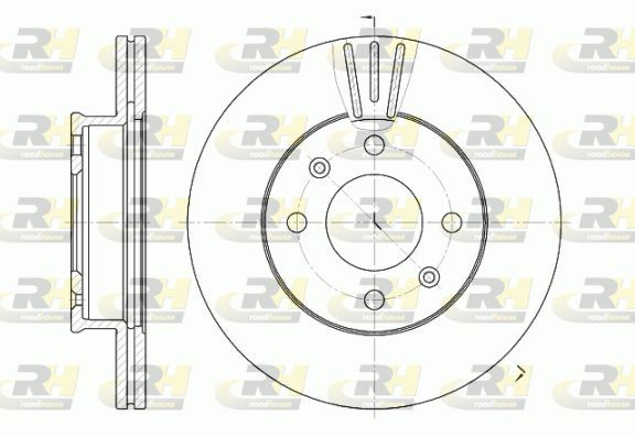 Stabdžių diskas ROADHOUSE 6958.10