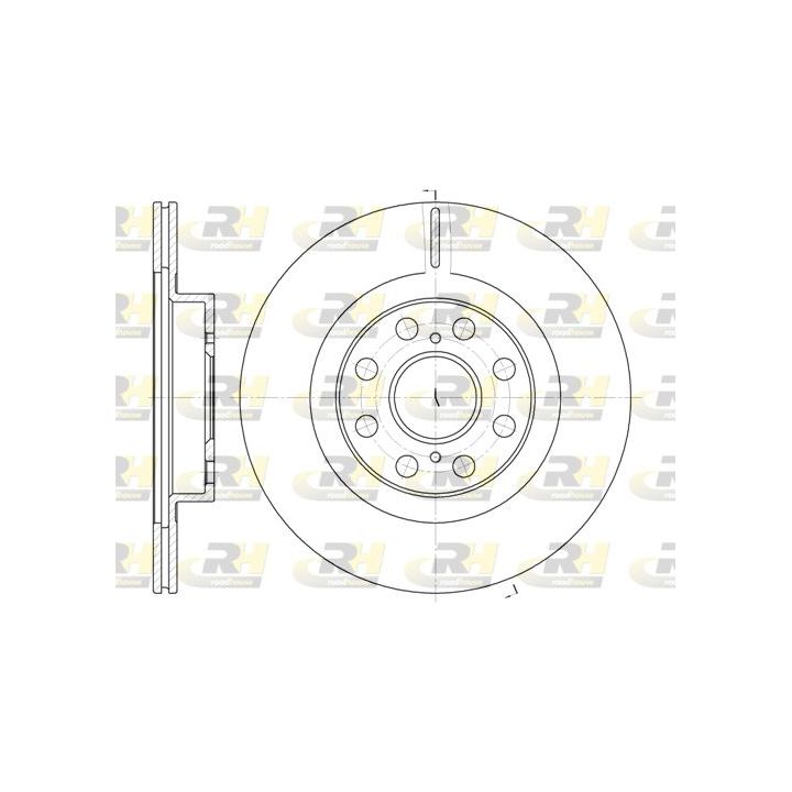 Stabdžių diskas ROADHOUSE 6961.10
