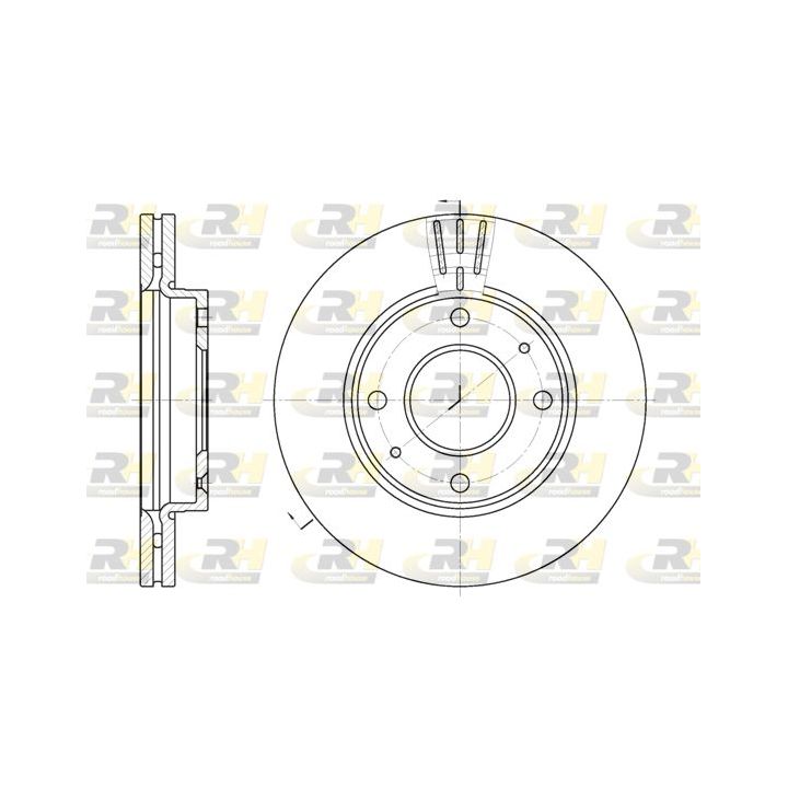 Stabdžių diskas ROADHOUSE 6987.10