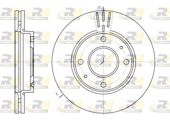 Stabdžių diskas ROADHOUSE 6987.10