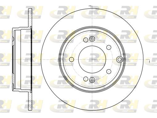 Stabdžių diskas ROADHOUSE 6989.00