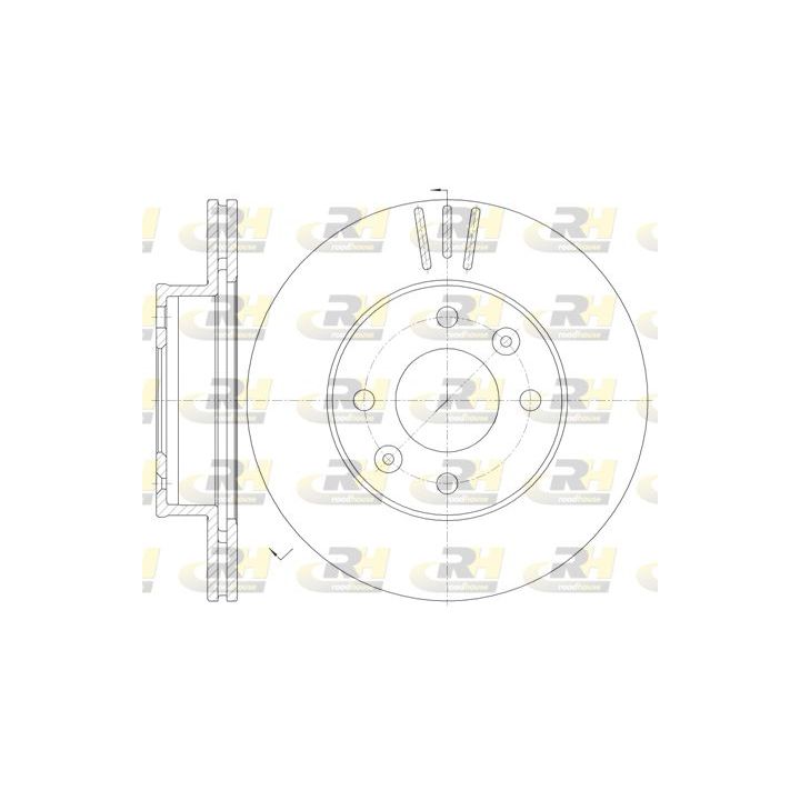 Stabdžių diskas ROADHOUSE 6990.10